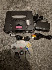 N64 Console with Controller and Power Pack Tested and Working