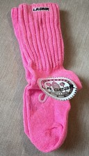 Vintage LA Gear Socks 9-11 Pink Slouch Made USA Retro Aerobics Dance 80s NOS