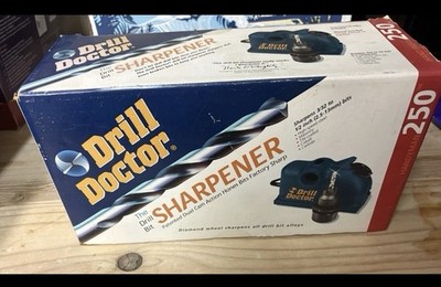 Drill Doctor 250 Handyman Drill Bit Sharpener 3/32  to 1/2  Electric New Sealed