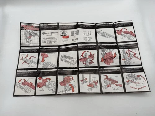 Hot Spot Action Figure Vintage Instruction Manual 1986 Hasbro G1 Transformers