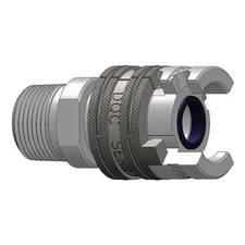 DIXON VALVE & COUPLING 4PM4 Quick Connect,Socket,1/2" Body,1/2"-14 5CGP7