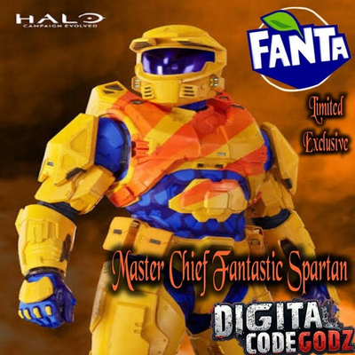 #ad #ad Halo Campaign Evolved x Fanta Reward 🍊 Master Chief Fantastic Spartan Armor 🍊 $7.99