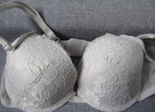 Primark Grey Wired Padded Bra 32A