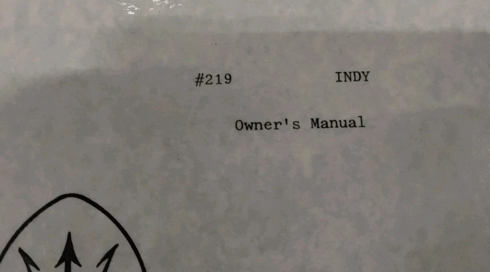 Maserati Indy Owners Manual & Spare Parts Parts Manual OEM - Image 3 of 4