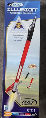 Estes Illusion #7299 Model Rocket New Brand New Free Shipping! No Reserve!