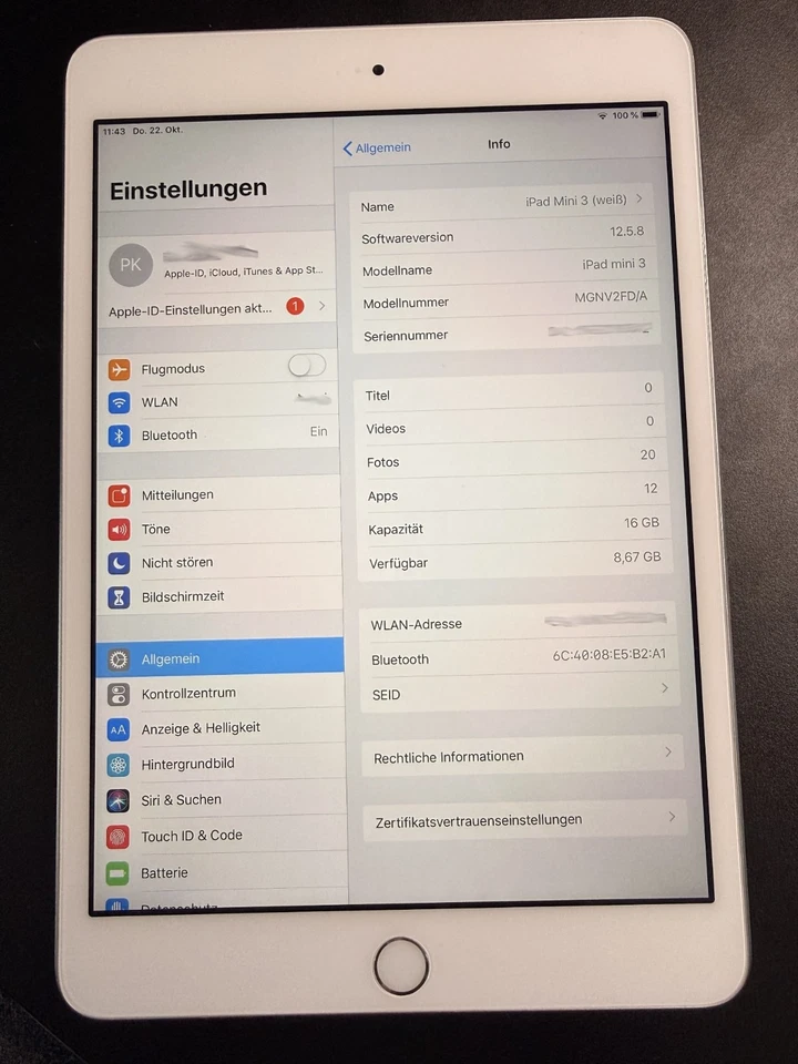 Apple iPad mini 3 · 16GB · Wi-Fi, Foto 3 von 4