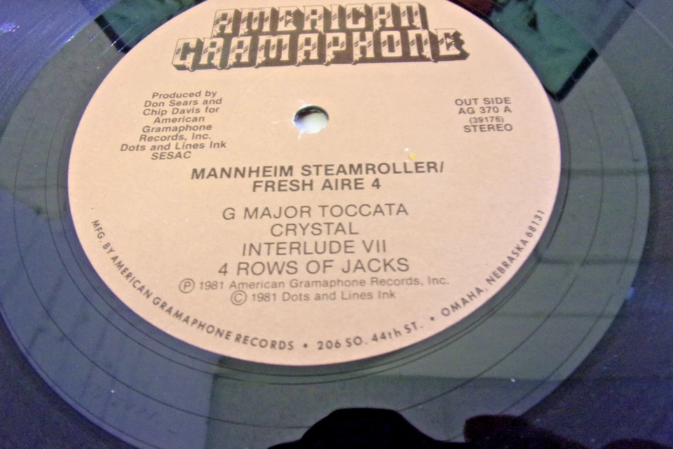 Mannheim Steamroller- Fresh Aire 4, NM 1981 Vinyl LP - Image 2 of 4