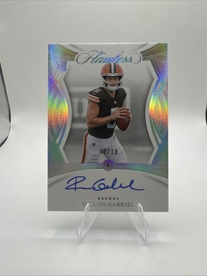 2025 Panini Flawless Dillon Gabriel Rookie Gems Signatures Diamond /10 RC