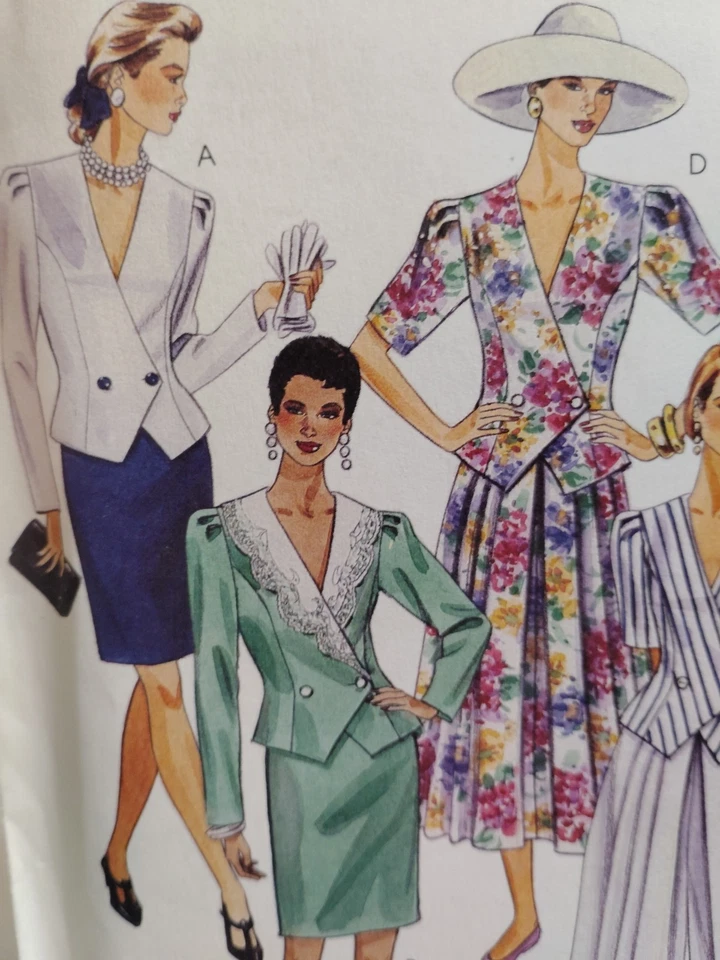 McCall's 5815 Dress Shirt Skirt Sewing Pattern Ladies 8 10 12 UC Mother of Bride - Image 4 of 4