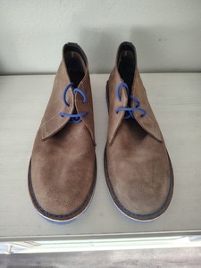 Veldskoen Heritage Tan Suede Chukka Boots Blue Mens South Africa Made Size 9 Veldskoen J-Bay (Blue) : Veldskoen : Kendrick Imports main image 4