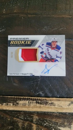 2025-26 Upper Deck Premier Rookie Auto Patch Gabe Perreault #HR-GP /99