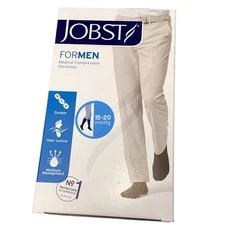 JOBST for Men Knee High 15-20mmHg Compression Socks Medium 115013