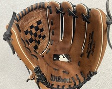 wilson baseball glove R350 Rht 12" Brown/ Black Leather