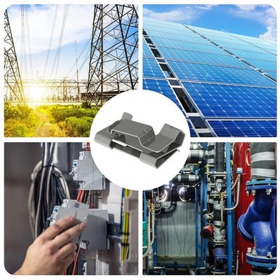 Solar PV Kabel Clips 304 Stachel Design Kabelhalter 50 St��ck