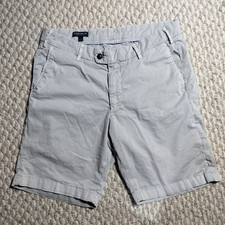 Peter Millar Crown Crafted Shorts Mens 34 Gray Golf Performance Chino