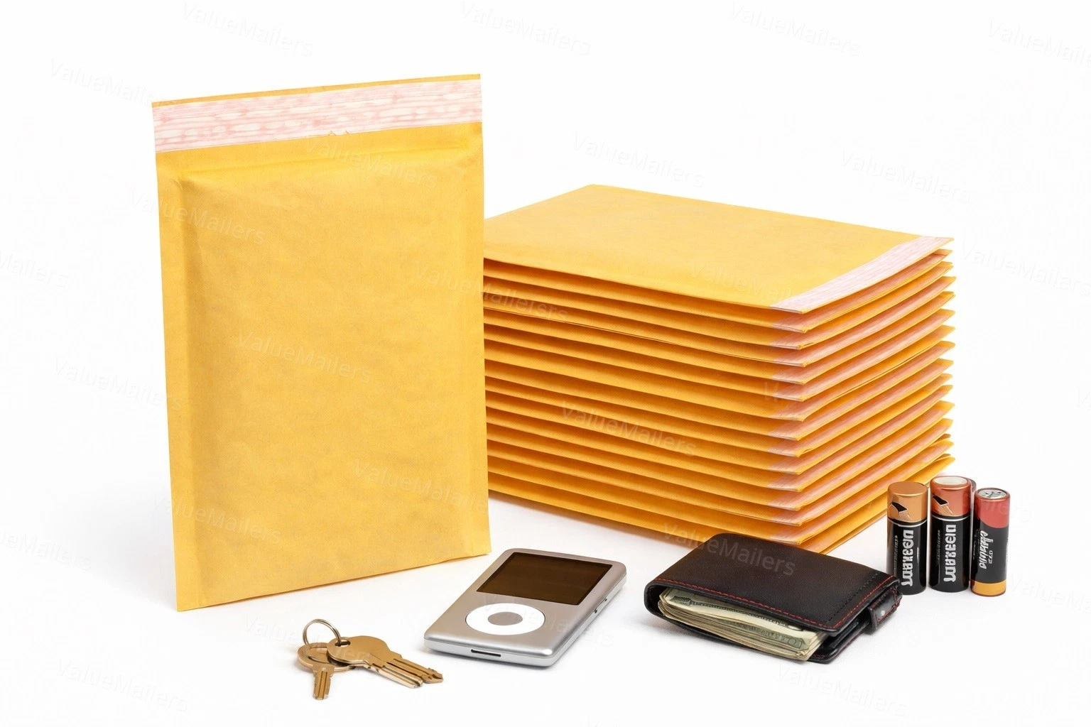 200 #000 4x8 " Valuemailers Brand " Kraft Bubble Mailers Padded Envelopes Bags - Picture 1 of 1