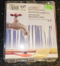 New Easy Heat (AHB115) Water Pipe Heating Cable 15 Foot