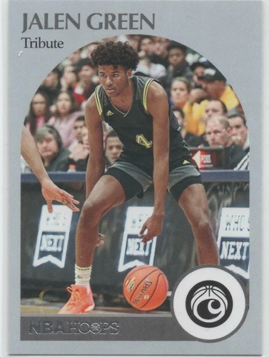 2021 Chronicles Draft Picks Hoops Tribute #54 Jalen Green HOUSTON ROCKETS RC 40