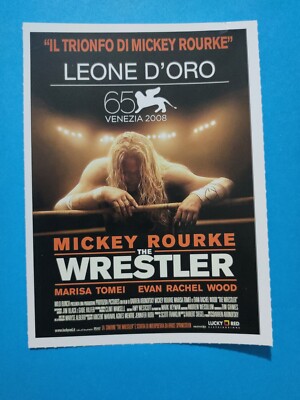 THE WRESTLER - MOVIE POSTCARD MINI POSTER CIAK 2008 CM 10X14