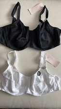 BNWT M&S SUPIMA COTTON RICH COOL COMFORT SMOOTHING BRAS - BLACK OR WHITE