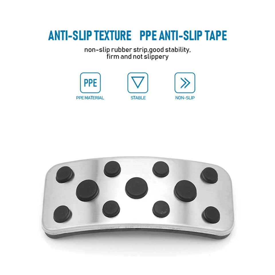 For Toyota Auris RAV4 Corolla Prius Anti-Slip Foot Gas Brake Pedal Pads Cover *2 Foto 3 de 4