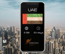 UAE | Mobile Data eSIM | 5GB for 30 days | Fast Delivery