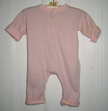xx Arthur Confiture Paris France Pink One-piece cuff Soft Cotton knit Sz 2