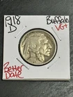 1918 D Buffalo Nickel VG Very Good Better Date Coin (Raw13296)