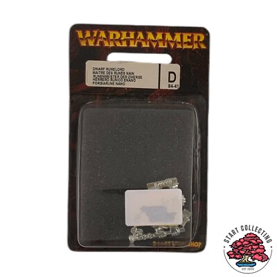 Dwarf Runelord Runenmeister der Zwerge Warhammer Fantasy Metall OVP D 84-41