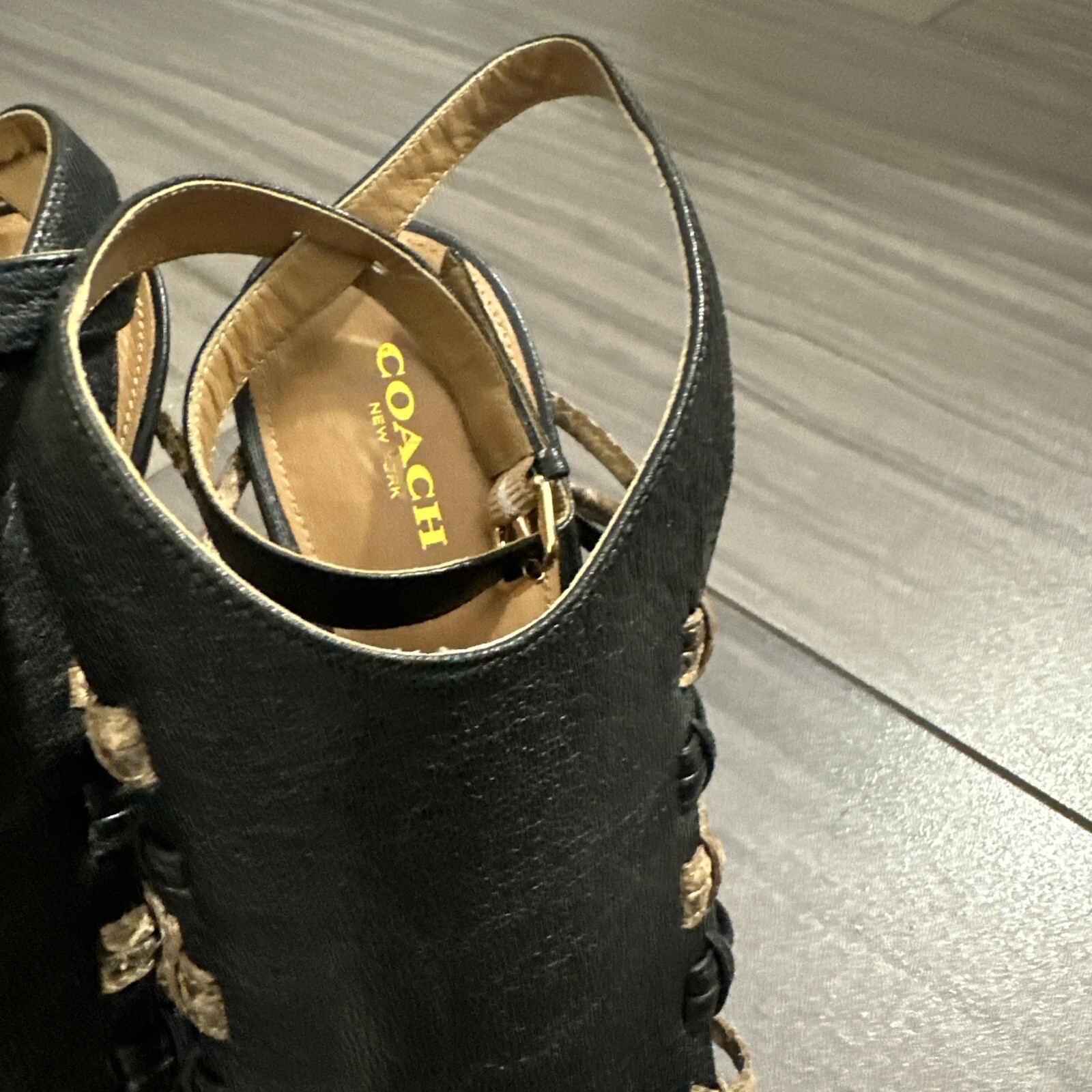 Coach Jody Python Print Ankle Stiletto Strappy Sh… - image 20