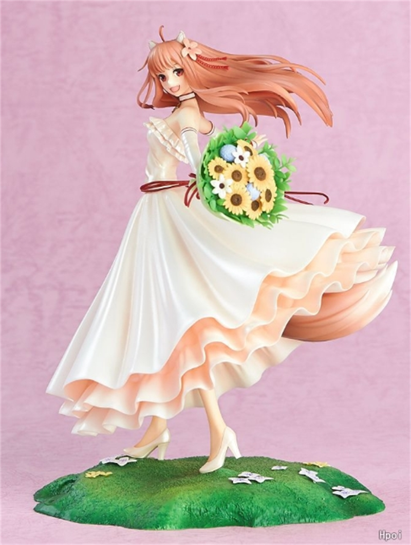 Anime Spice And Wolf Holo Wedding Dress Ver 1/8 Figure Model Toy