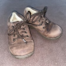 Toddler Boys STRIDE RITE Brown Suede Boots 7.5 Wide Laces