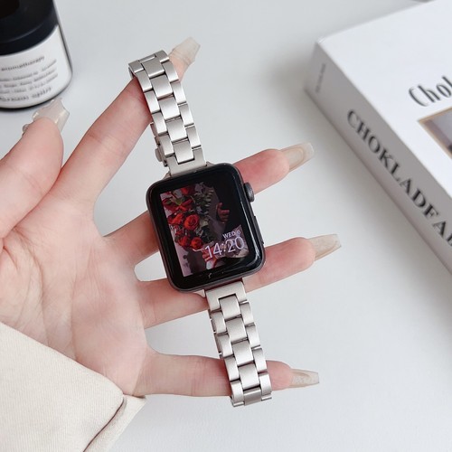 For Apple Watch 10 9 8 7 6 5 4 3 38 49mm Slim Strap Stainless Steel iWatch Band - Picture 22 of 39