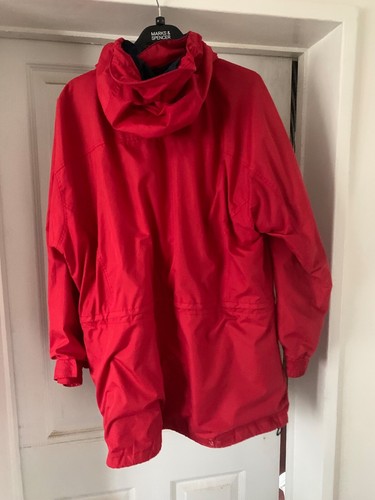 Peter Storm stormtech Waterproof Red M Nylon hooded 36-38in chest good - Picture 3 of 5
