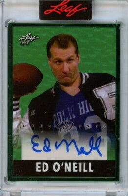 2022 Leaf Decadence Ed O'Neill Al Bundy Auto 1948 Green Autographs 1/4  Rare