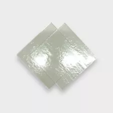 2 Pack Crystal Clear COE 96 Fusible Glass Sheets / Mosaic Squares