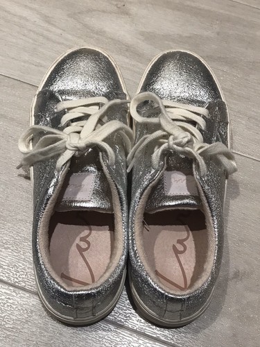 zara silver sneakers