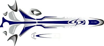 Scorpa SY 250 R Trials Bike Style Komplett Aufkleber / Sticker Set 