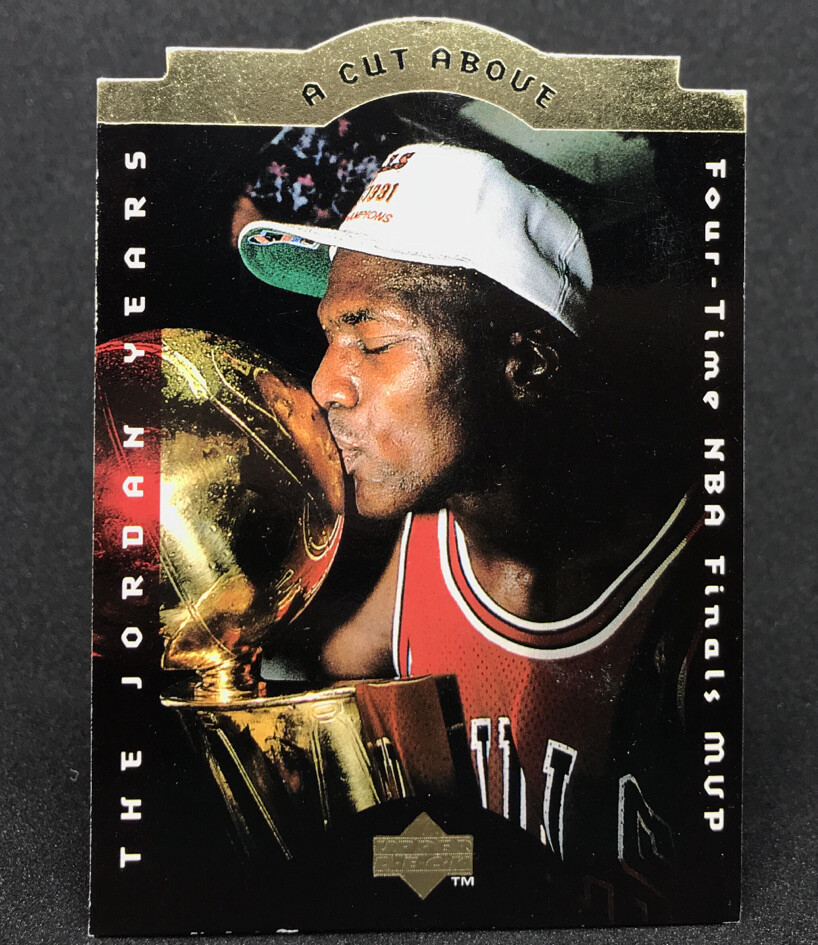 その他 MICHAEL JORDAN UPPER DECK  authenticated 1996 NBA Champions Upper Deck Authentic Jordan Jumbo Chicago