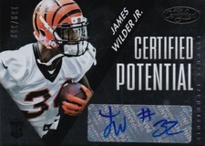 JAMES WILDER JR 2014 Panini Certified Potential Mirror Signatures/399 #P-JW Auto