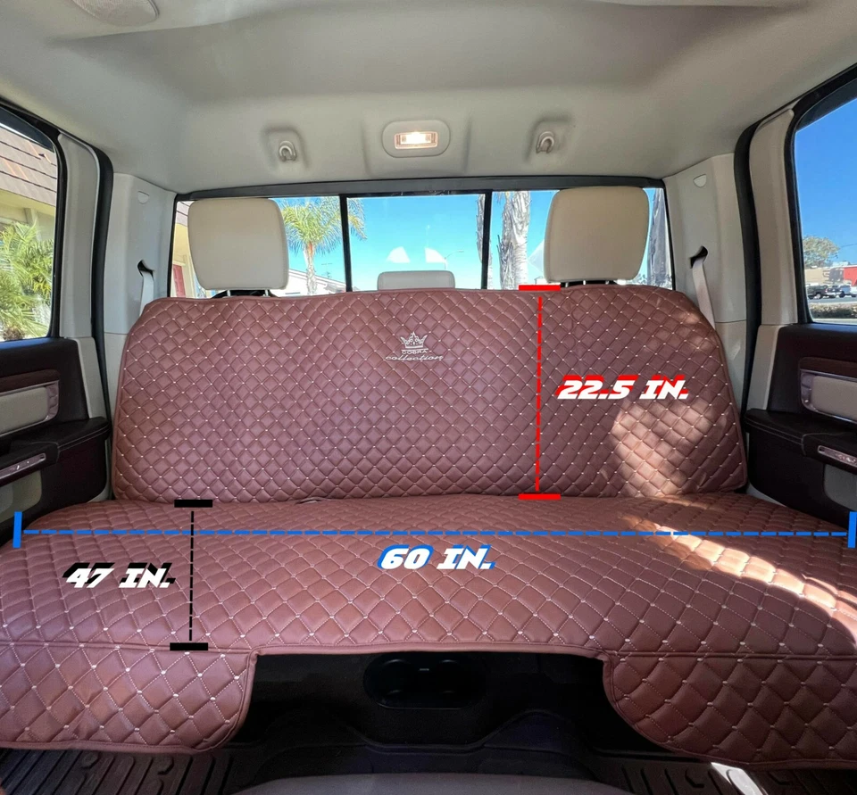 Cubierta de asiento trasero impermeable grande de lujo para mascotas perros/gatos para camión Foto 2 de 4