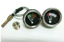 Temperature Oil 2 Gauge Set for Farmall H, M,W4-9 T6 1939 - 1946