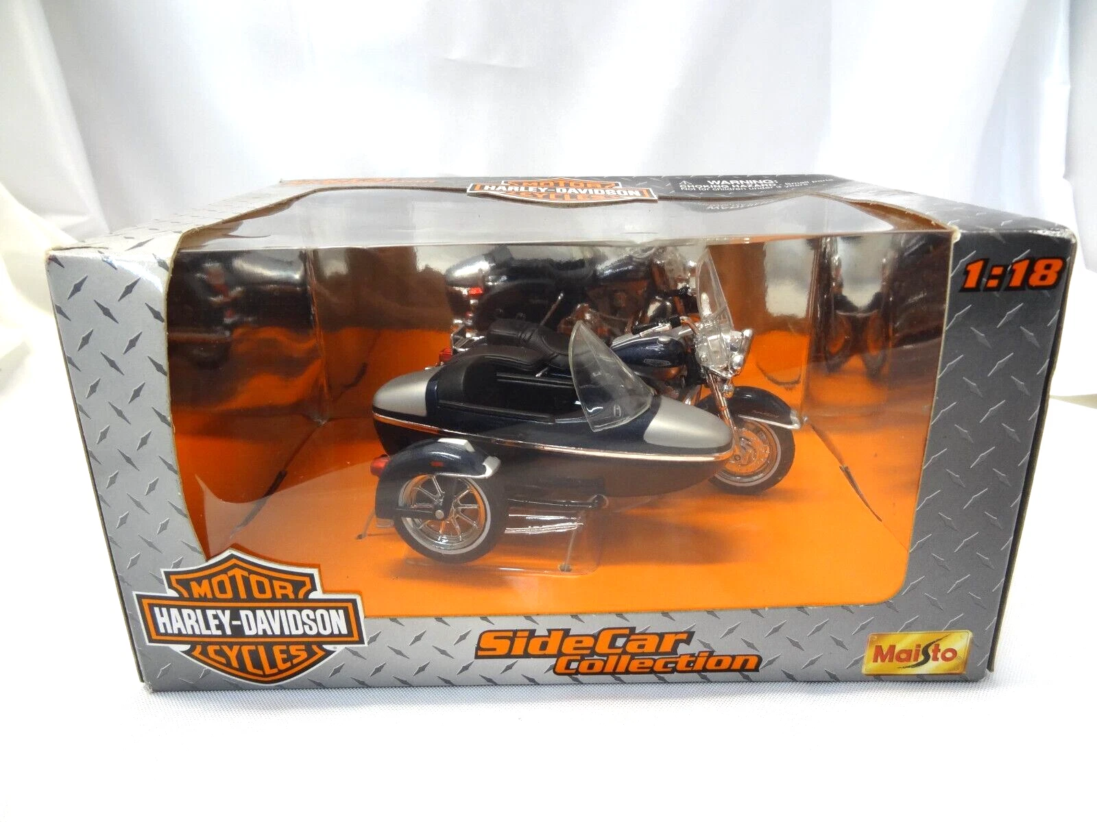 MAISTO 1 | 18 HARLEY-DAVIDSON 2001 FLHRCI ROAD KING CLASSIC 사이드카 미니카  바이크-Freehip.co.kr
