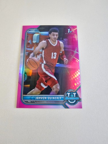 2021-22 Bowman University #57 Jahvon Quinerly Pink