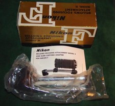 Vintage NIKON NIPPON KOGAKU TOKYO "F" Bellows Focusing Attachment Model II