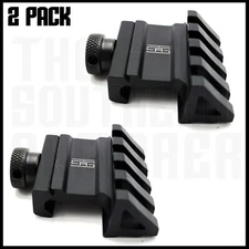 2 PC 45 Degree Offset Picatinny /Weaver Rail Mount Offset Side Rail for Laser