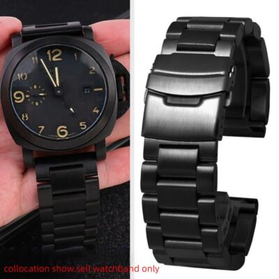 Herren Edelstahl Uhrenarmbänder passend für Panerai 312 111 386 441 Uhrenarmb...