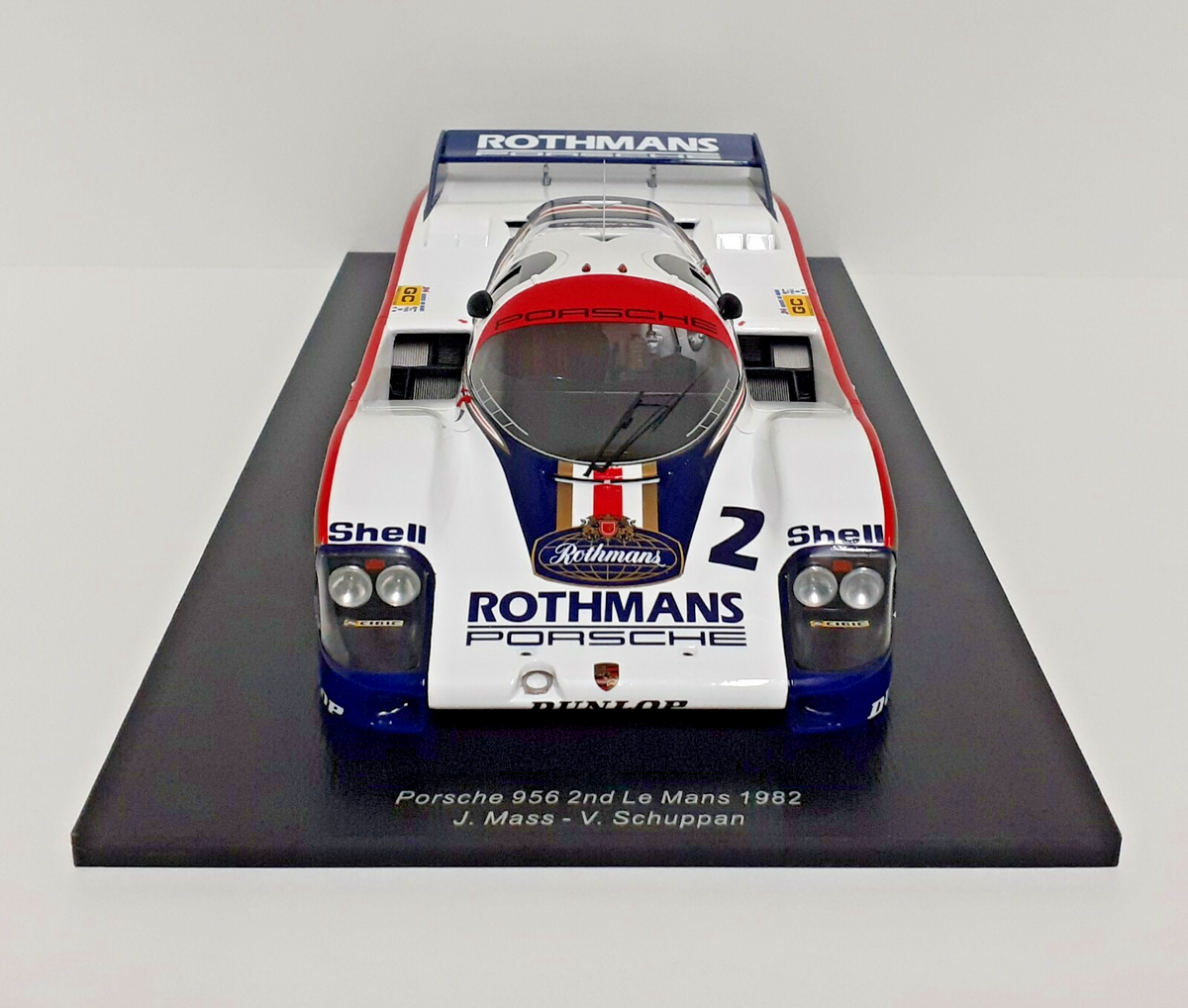 ミニカー Spark Porsche 956 No.1 Rothmans LM 1982 Spark Porsche 956 Rothmanns Winner 24h Le Mans 1982 43LM82