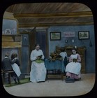 ANTIQUE Magic Lantern Slide MOTHER NO2 C1890 PHOTO VICTORIAN STORY ACTORS