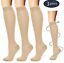 Indexbild 13 - (3 Pairs) S-4XL Compression X Socks Knee High 20-30mmHg Graduated Mens Womens 